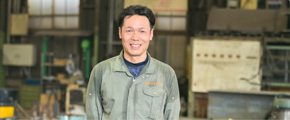 製缶部リーダーとして働くW.Hさんのポートレート